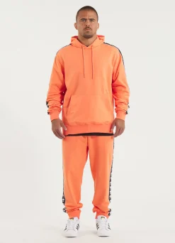 Men's Hoodie TAPE NUGGET - Bright Salmon