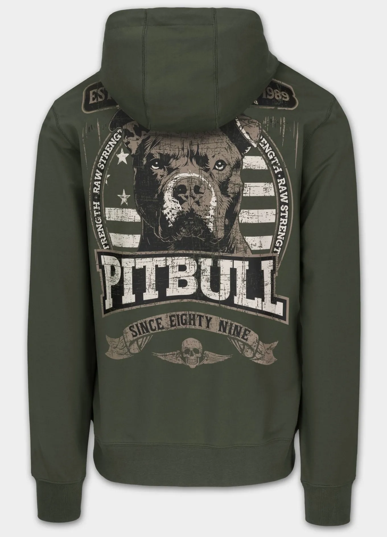 Men's Hoodie TROUBLEMAKER - Dark green