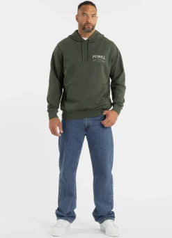 Men's Hoodie TROUBLEMAKER - Dark green