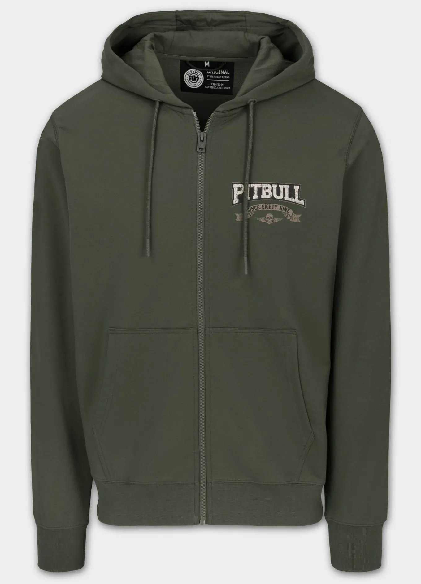 Men's Hoodie TROUBLEMAKER - Dark green