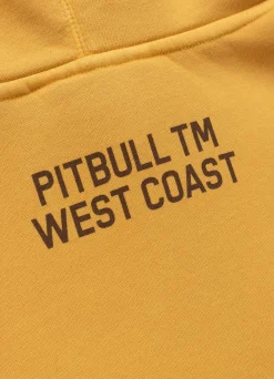 Men's Hoodie Washed CALIFORNIA FLAG - Washed yellow