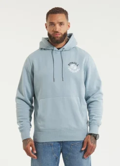 Men's Hoodie Washed DOG SD - Light blue