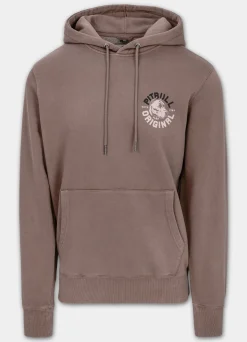 Men's Hoodie Washed DOG SD - Burgundy