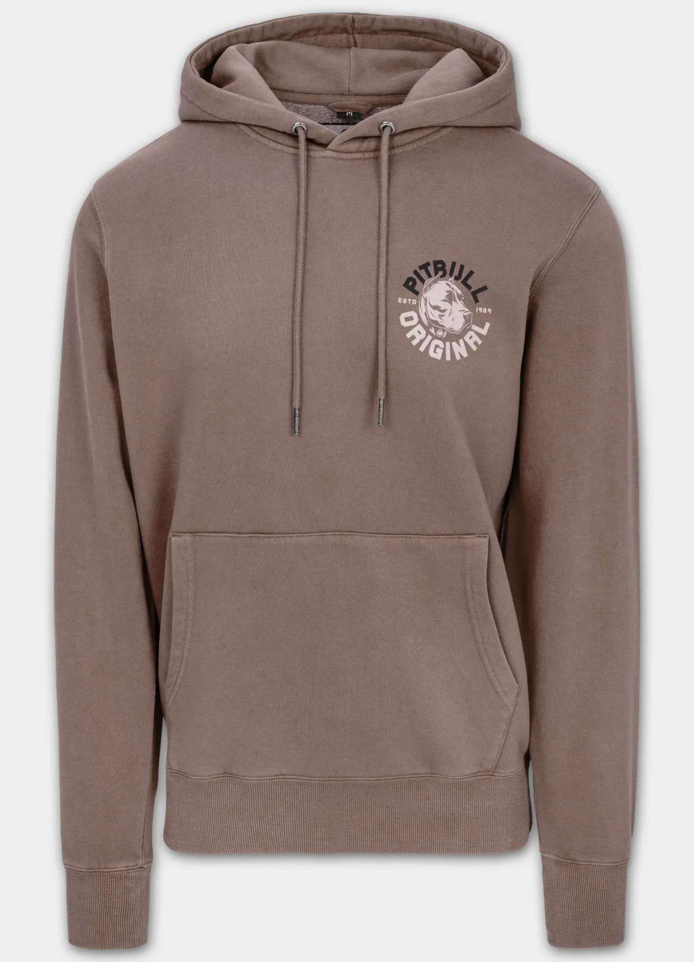 Men's Hoodie Washed DOG SD - Burgundy