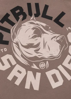Men's Hoodie Washed DOG SD - Burgundy