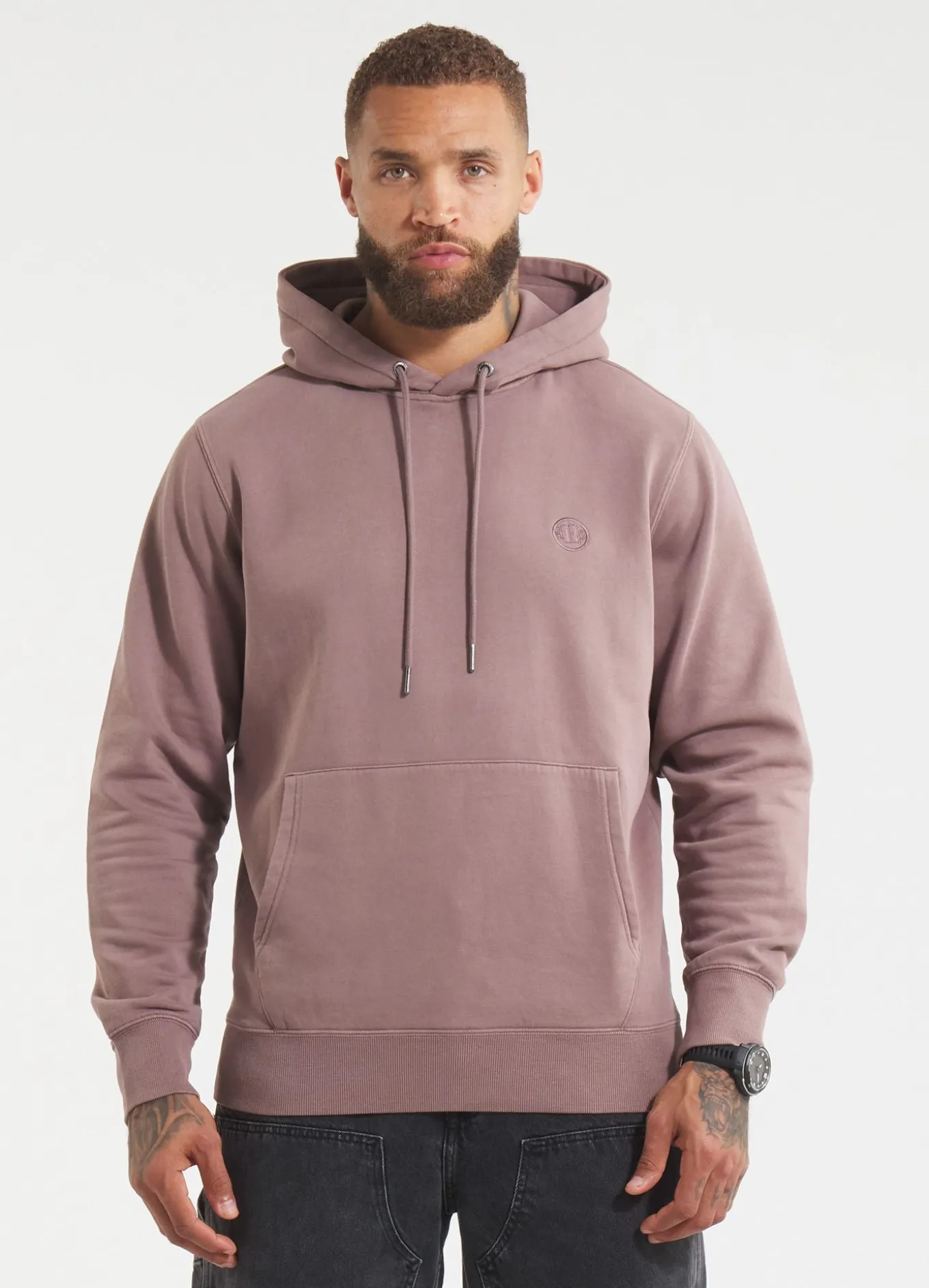 Men's Hoodie Washed Lancaster II - Burgundy