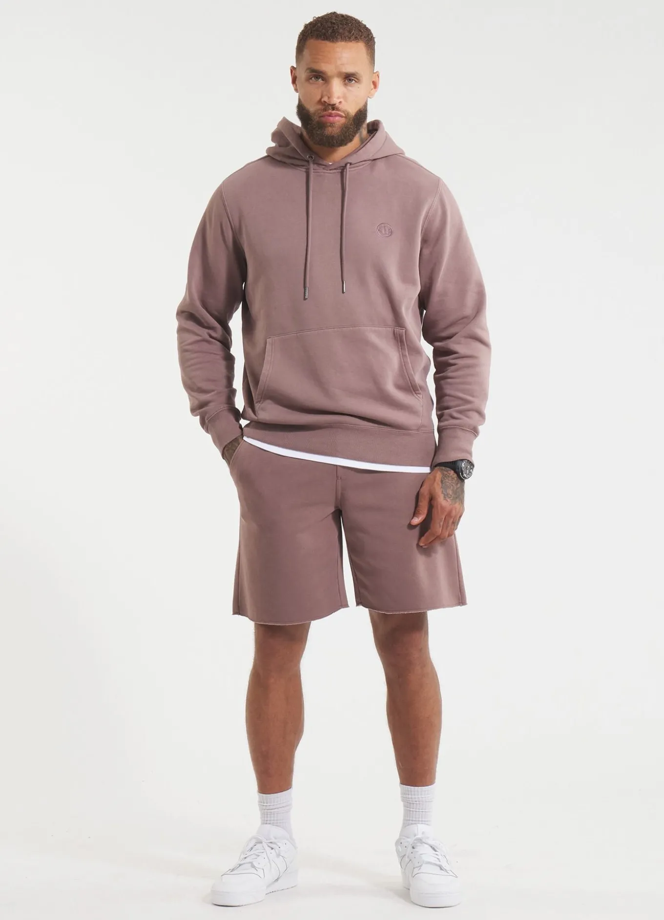 Men's Hoodie Washed Lancaster II - Burgundy
