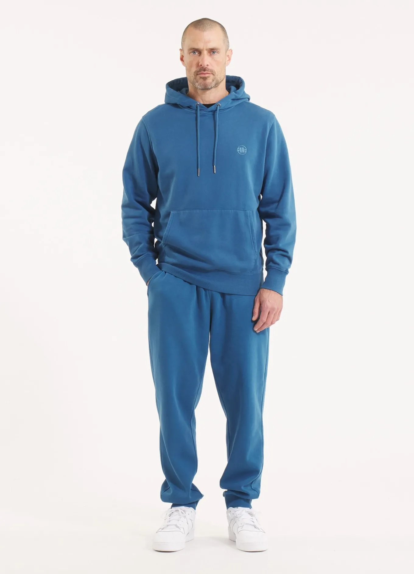 Men's Hoodie Washed Lancaster II - Shade blue