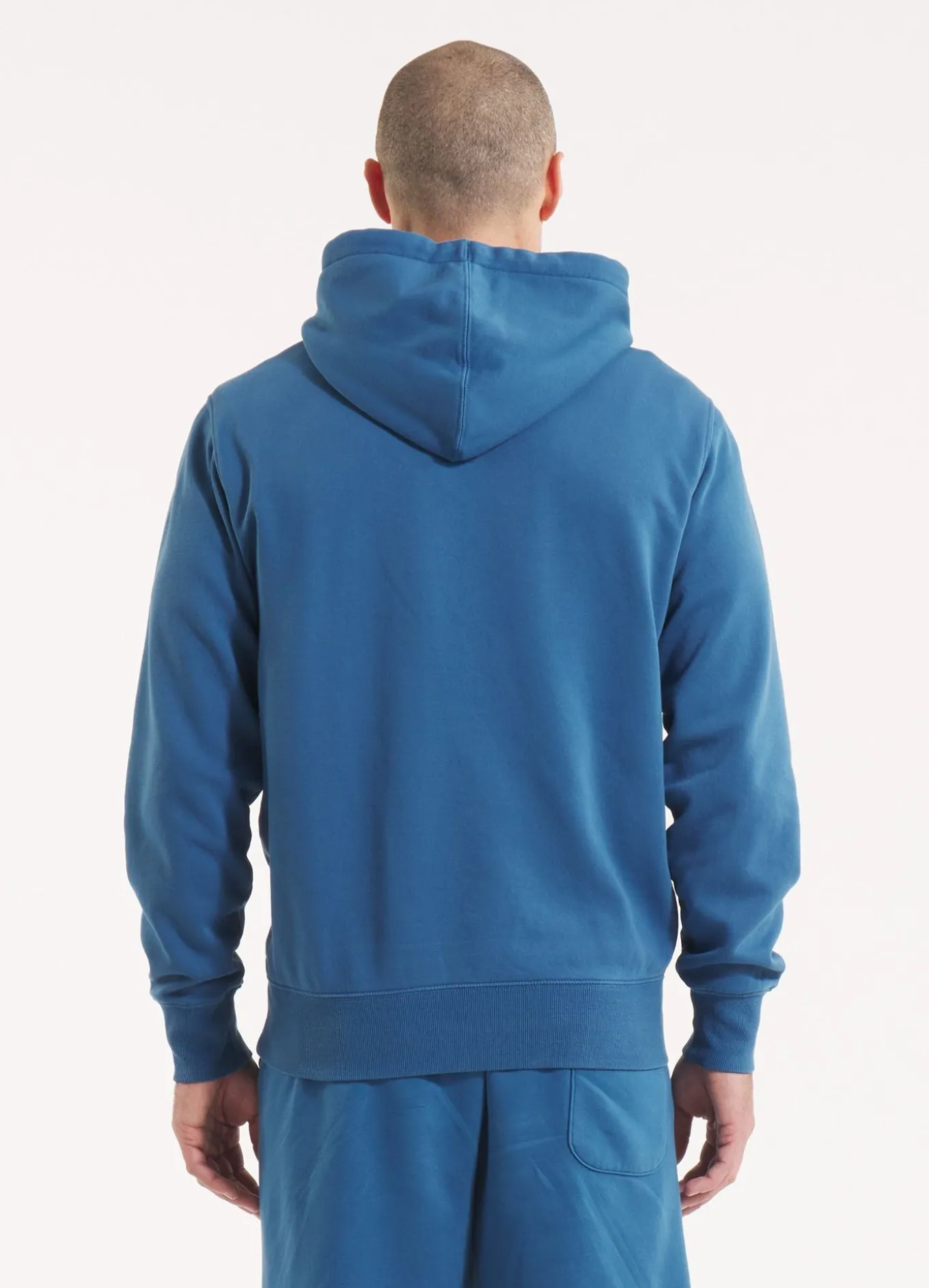 Men's Hoodie Washed Lancaster II - Shade blue