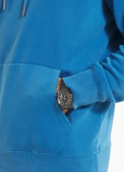 Men's Hoodie Washed VINTAGE BOXING - Shade blue