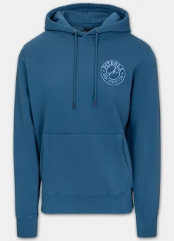 Men's Hoodie Washed VINTAGE BOXING - Shade blue