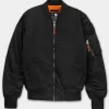 Men's jacket MA-1 Logo - Black