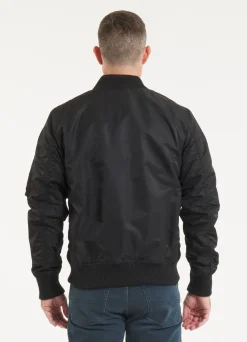 Men's jacket MA-1 Logo - Black