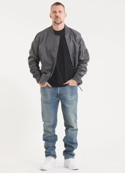 Men's jacket MA-1 Logo - Graphite