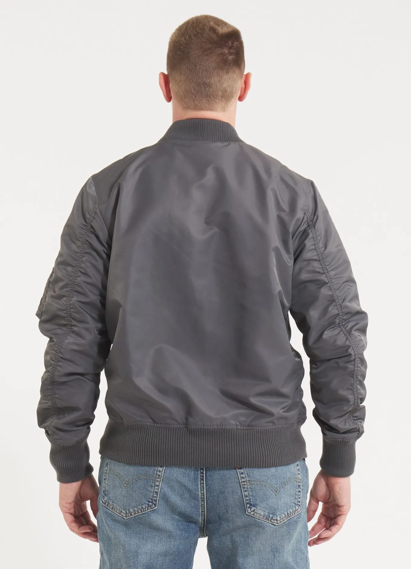 Men's jacket MA-1 Logo - Graphite