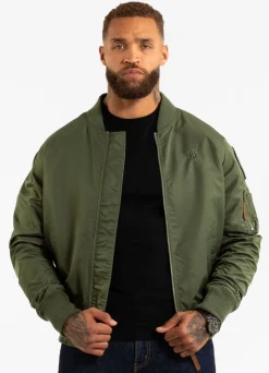 Men's jacket MA-1 Logo - Olive