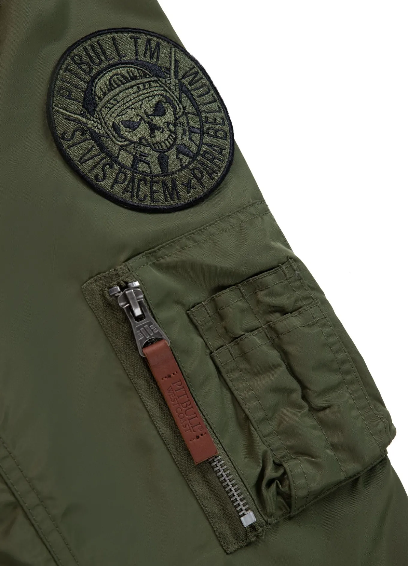 Men's jacket MA-1 Logo - Olive