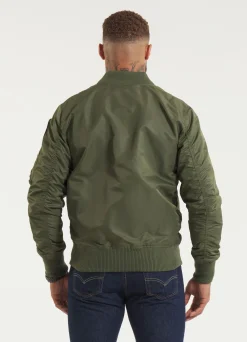 Men's jacket MA-1 Logo - Olive