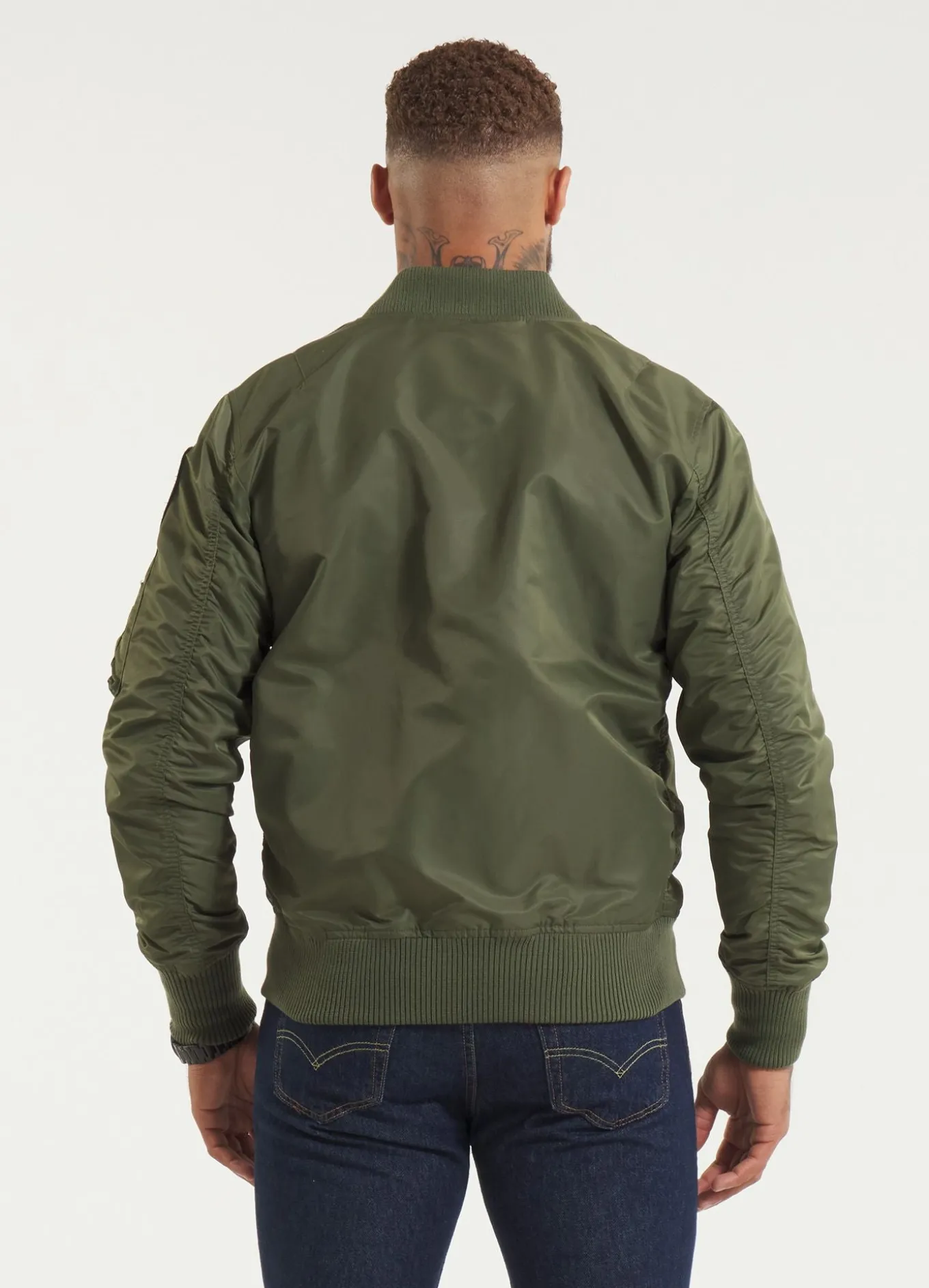 Men's jacket MA-1 Logo - Olive