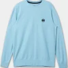 Men's Longsleeve Pique Rockey - Light blue