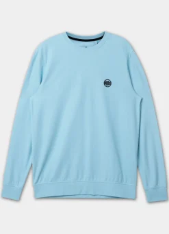 Men's Longsleeve Pique Rockey - Light blue
