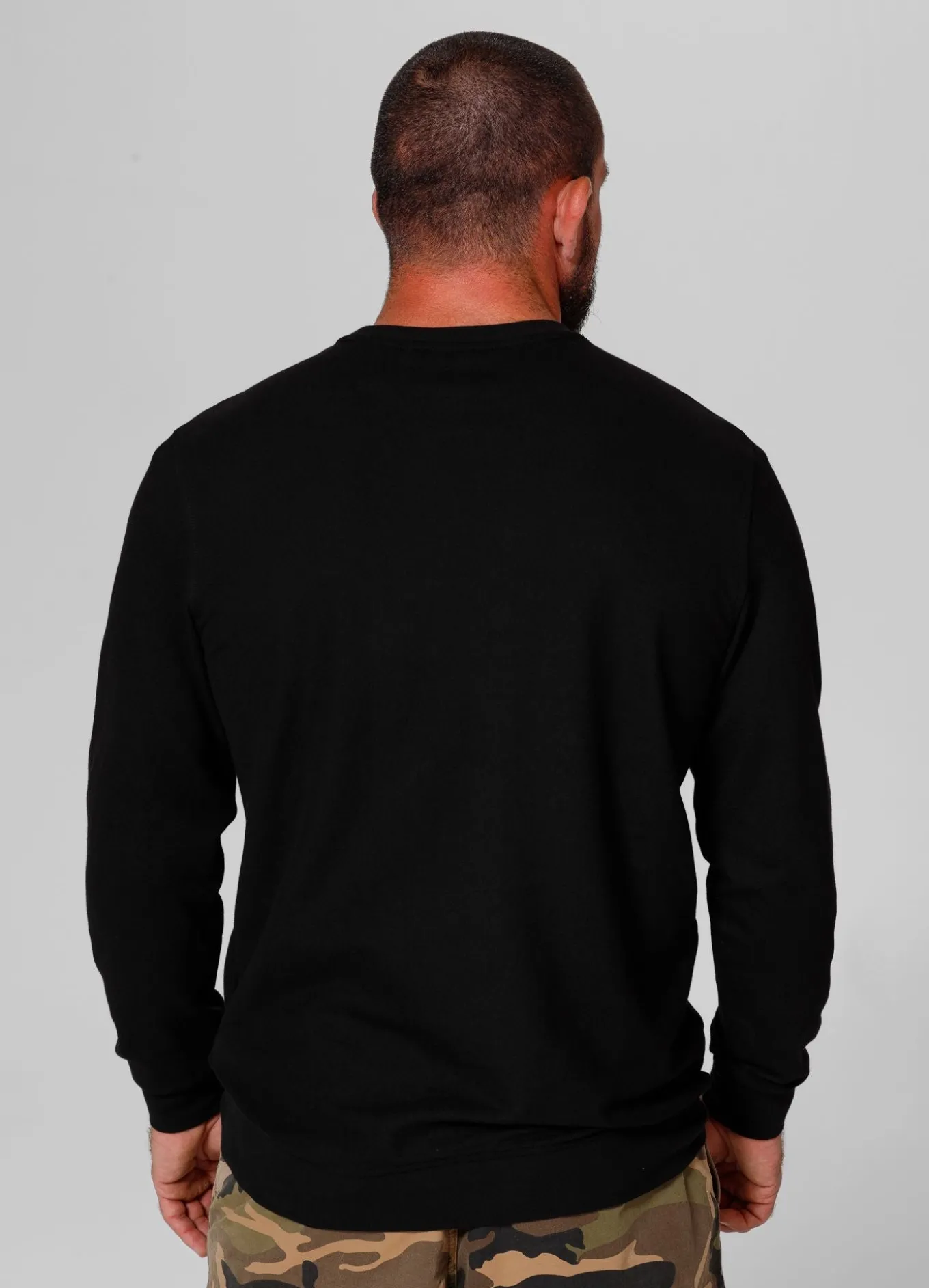 Men's Longsleeve Pique Rockey - Black