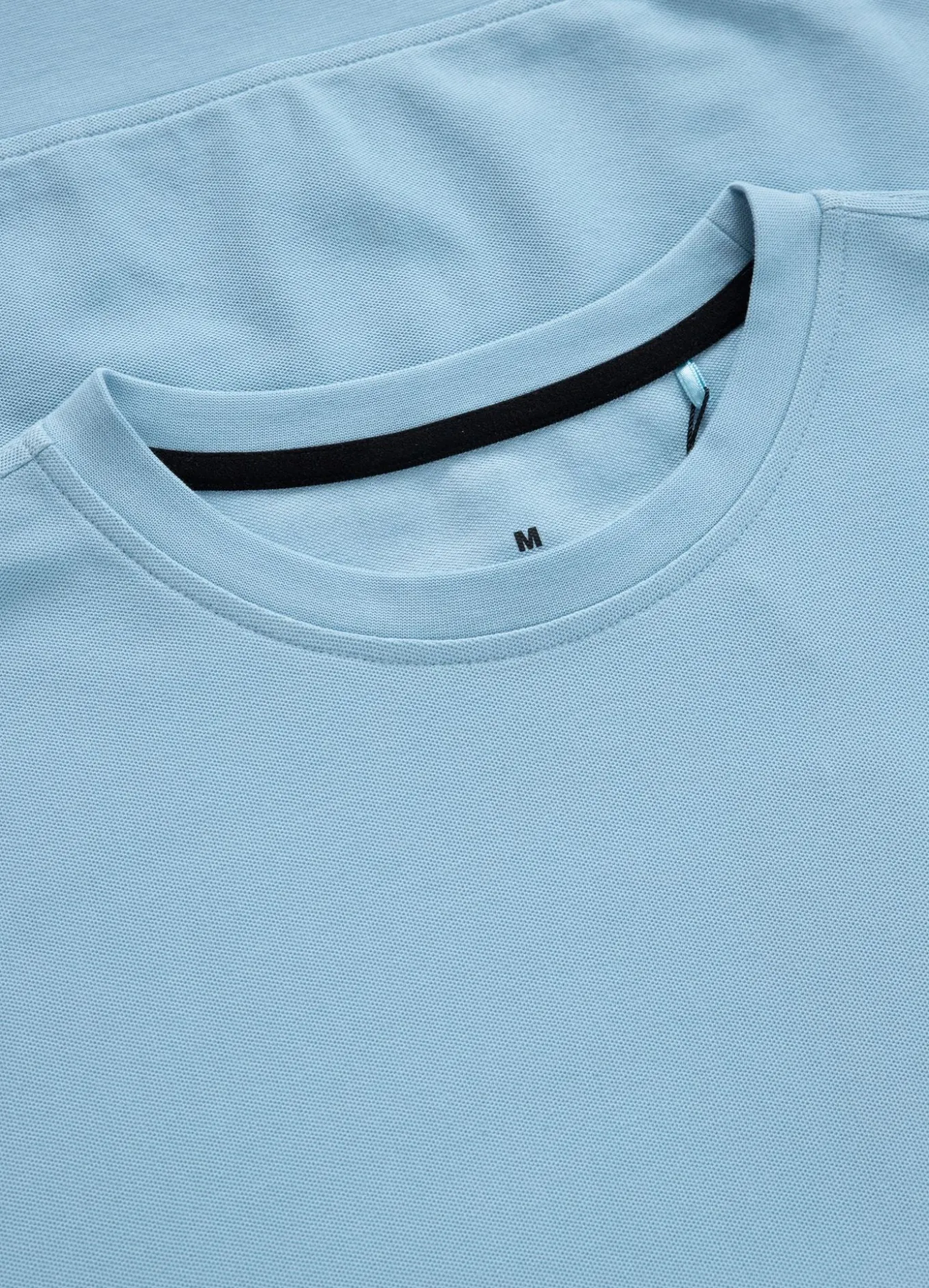 Men's Longsleeve Pique Rockey - Light blue