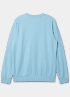 Men's Longsleeve Pique Rockey - Light blue