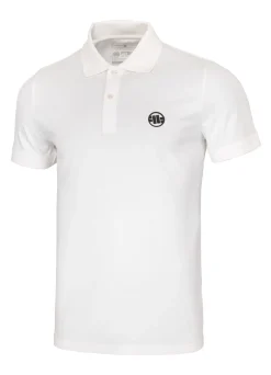 Men's Polo shirt Jersey Slim Fit Small Logo - Offwhite