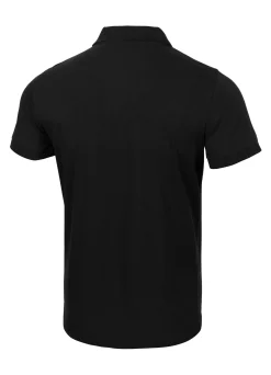 Men's Polo shirt Jersey Slim Fit Small Logo - Black
