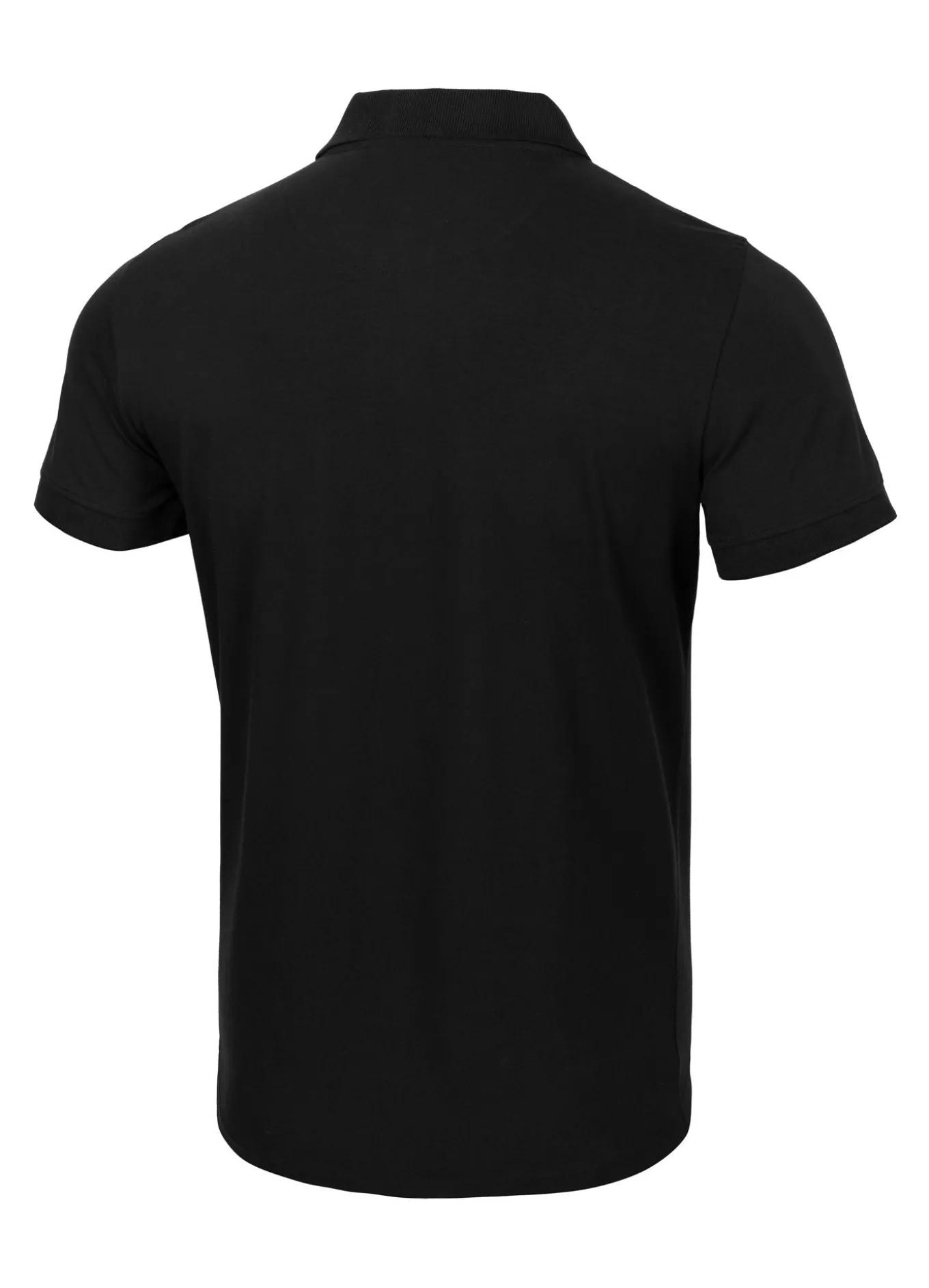 Men's Polo shirt Jersey Slim Fit Small Logo - Black