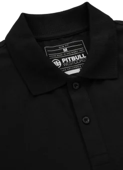 Men's Polo shirt Jersey Slim Fit Small Logo - Black