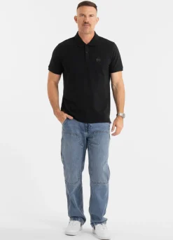 Men's Polo shirt Pique Regular - Black
