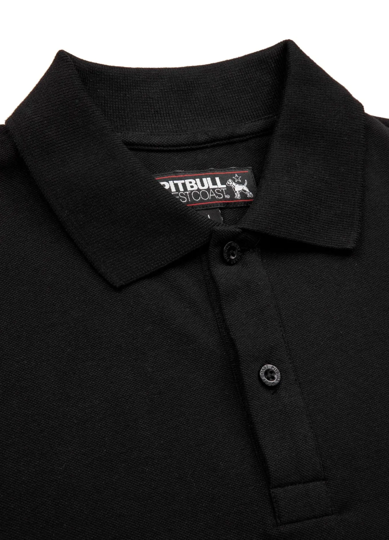 Men's Polo shirt Pique Regular - Black