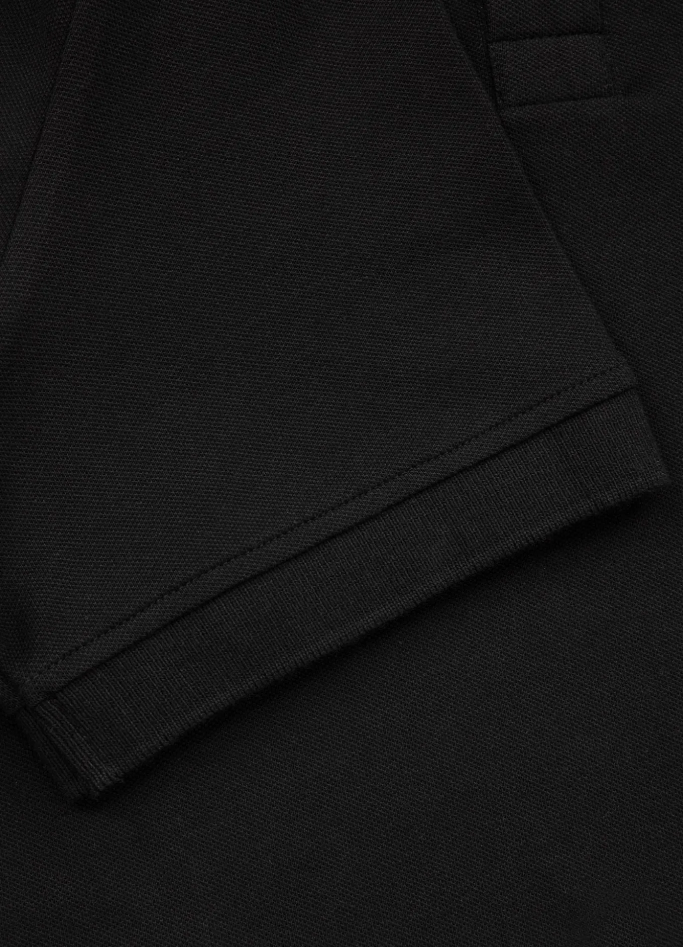 Men's Polo shirt Pique Regular - Black
