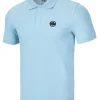 Men's Polo shirt Pique Rockey - Light blue
