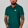 Men's Polo shirt Pique Rockey - Dark green