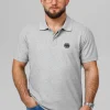 Men's Polo shirt Pique Rockey - Gray Melange