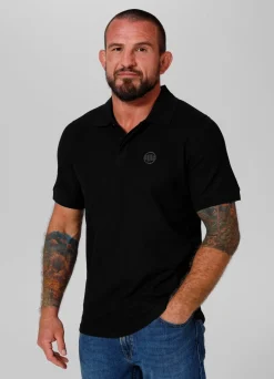 Men's Polo shirt Pique Rockey - Black