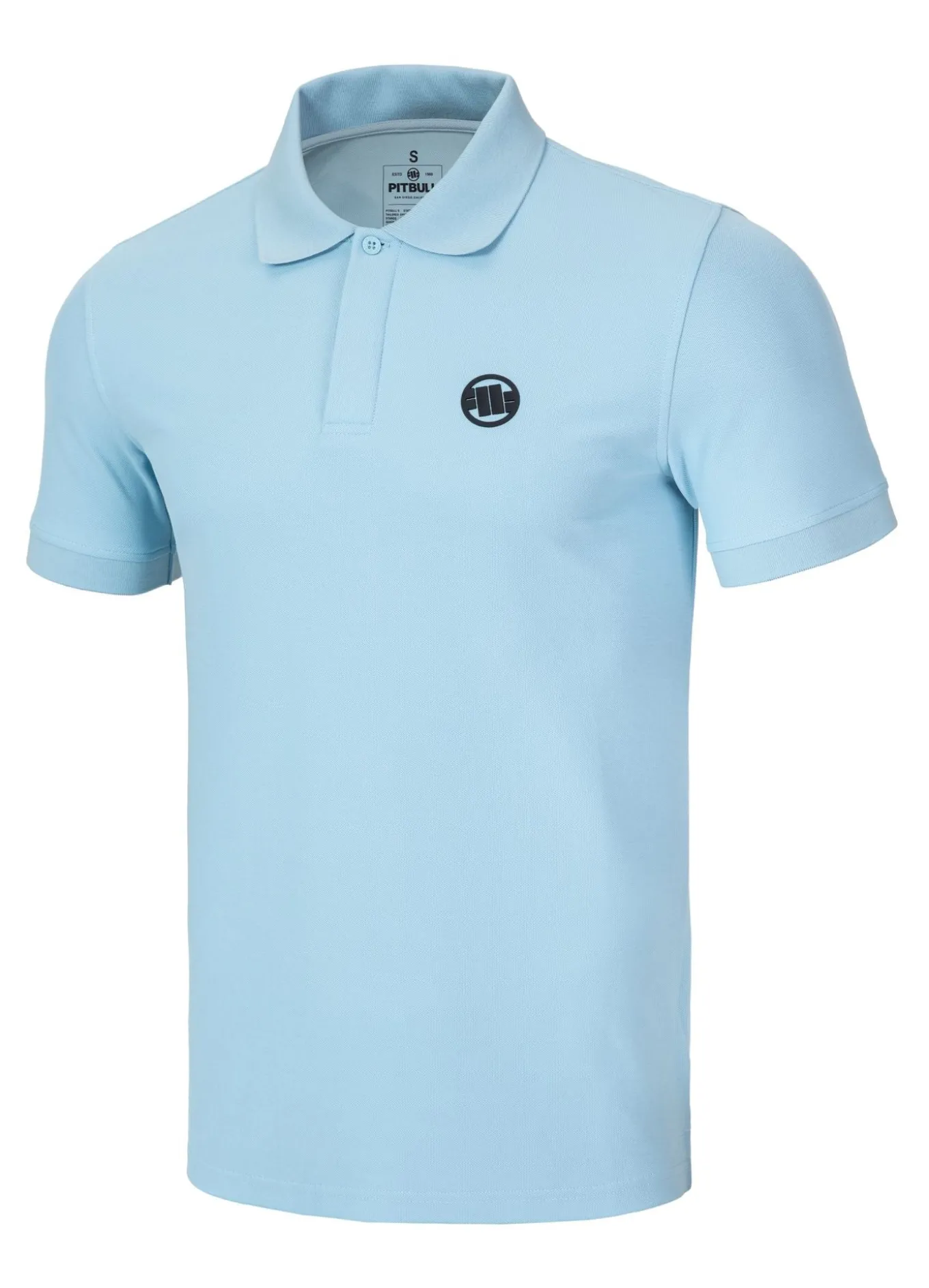 Men's Polo shirt Pique Rockey - Light blue
