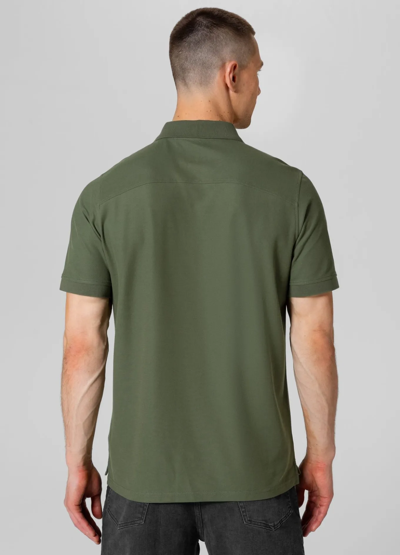 Men's Polo shirt Pique Rockey - Olive