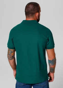 Men's Polo shirt Pique Rockey - Dark green