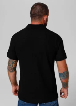 Men's Polo shirt Pique Rockey - Black