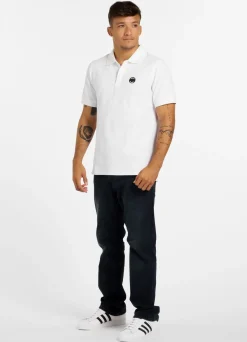 Men's Polo shirt Pique Rockey - White