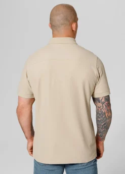 Men's Polo shirt Pique Rockey - Sand