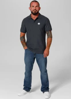 Men's Polo shirt Pique Rockey - Graphite