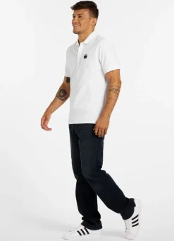 Men's Polo shirt Pique Rockey - White