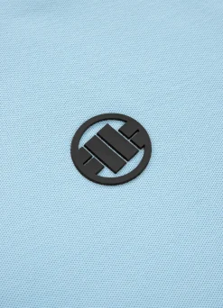 Men's Polo shirt Pique Rockey - Light blue