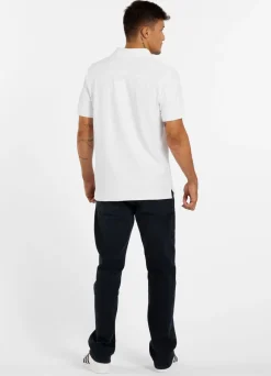 Men's Polo shirt Pique Rockey - White