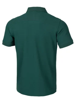 Men's Polo shirt Pique Rockey - Dark green